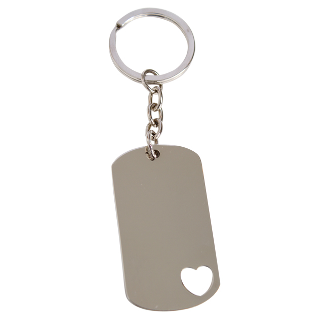 LLAVERO PLACA CORAZÓN G225